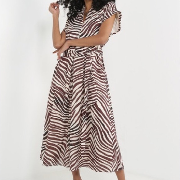 Banana Republic Factory Tie-waist Midi Shirtdress XS - Picture 5 of 5